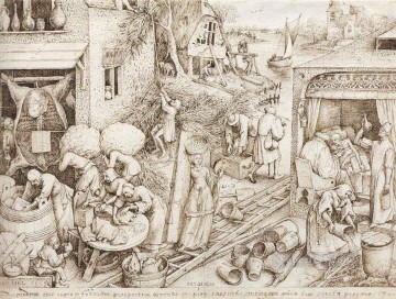  Pie Obras - Prudencia campesino renacentista flamenco Pieter Bruegel el Viejo